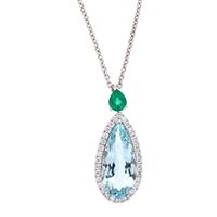 Collana Crivelli Donna Acquamarina in Oro Acquamarina 3.38 Ct 372-2285 - 372-2285